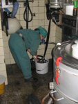 Arbeit in der Milchküche